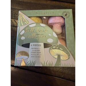 Livegreen 4 Piece “Mushroom” Bathbomb Set NIB